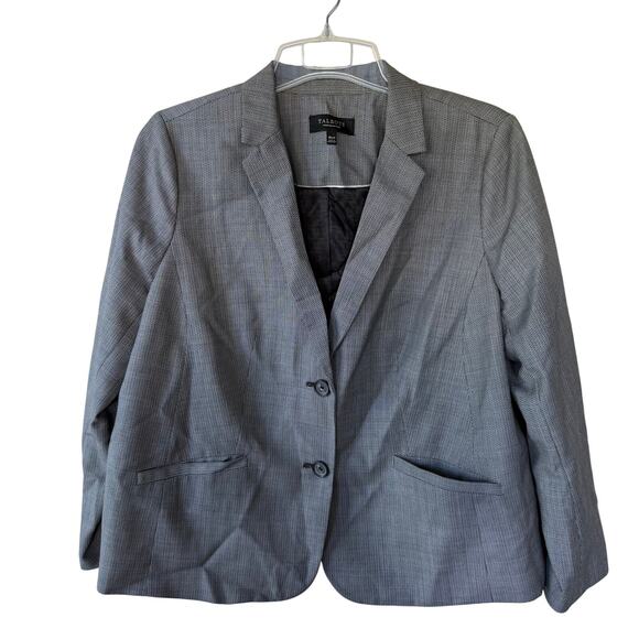 Talbots blazer black & white tweed blazer size 20W/P - Picture 1 of 8